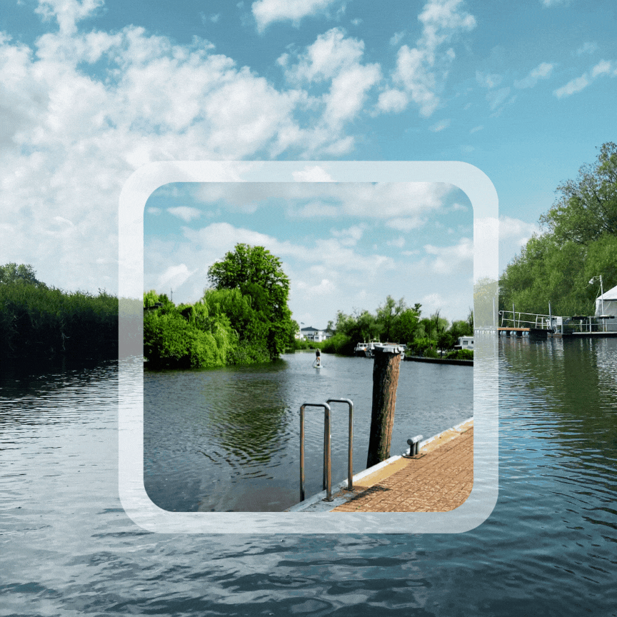 female paddle boarder on the sup tour altes land